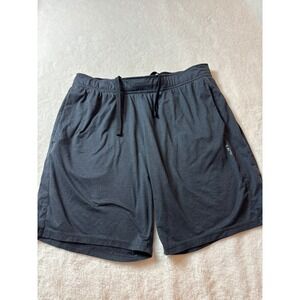 ALIVE Mens Quick-Dry Athletic Gym Shorts Charcoal Gray Heather Size M Training
